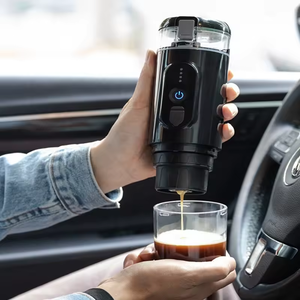 <strong>2</strong> <strong>in</strong> <strong>1</strong> Mini Espresso Coffee Maker with Heating Function 60 ml Water tank - Product Image 1