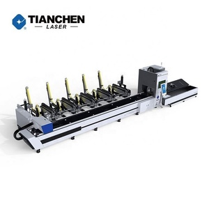 Macchina di taglio Laser a tubo automatico in fibra di carico scarico Cutter con alimentazione - Product Image 1