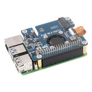 Chipboard Raspberry Pi 5 Poe Hat, supporta Pcie to M.2 adattatore con funzione Poe e protocollo Nvme M.2 allo stato solido Drive - Product Image 5