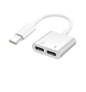 适用于iPhone 15耳机适配器USB C至3.5毫米耳机和充电器适配器，2合1 C型至Aux音频插孔和快速充电 - Product Image 3