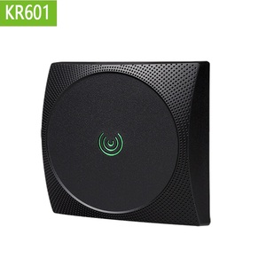 Бесконтактный считыватель карт RFID ZK для дверной системы контроля доступа, считыватель карт KR600 Wiegand Reader - Product Image 5