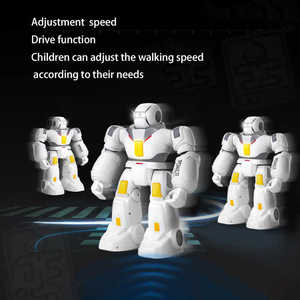 Kinder Infrarot Fernbedienung Intelligenter Programmier roboter mit Musik Kid Puzzle Robot Toy - Product Image 5