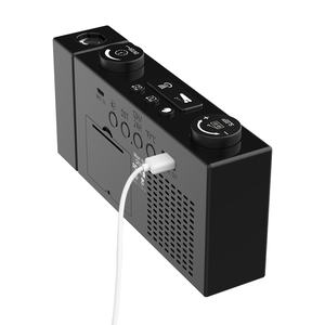 Новинка, USB Перезаряжаемый цифровой будильник с радио, будильник, радио с проекционным дисплеем - Product Image 3