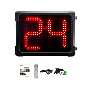 YIZHI 8 Zoll hohe Helligkeit großer Countdown-Uhr 0-99 Countdown 7 Segment-Display 2 Stellen 24 Sekunden Schussuhrenzähler