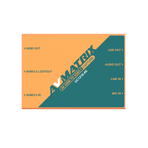 Avmatrix UC1218-4K ออกอากาศเกรด 4K HDMI ถึง USB 3.0 อุปกรณ์จับภาพวิดีโอ Type-C สําหรับการประชุมทางเว็บสดการผลิตวิดีโอ - Product Image 4