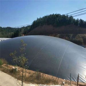 Kamboçya'da biyogaz Digester için 1.5mm HDPE LLDPE LDPE geomembran endüstriyel tasarım HDPE membran en iyi fiyat - Product Image 4
