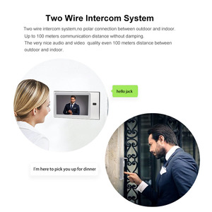 <strong>Gate</strong> <strong>Camera</strong> Video Door Bell Two Wire 7&quot; Unlock Smart Doorphone Videocitofono <strong>Intercom</strong> <strong>System</strong> Visual Door Video Phone - Product Image 2