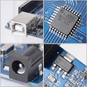 Entwicklungs platine ATmega328P Entwicklungs platine DIP-Version Entwicklungs platine mit Kabel für R3 auf Lager