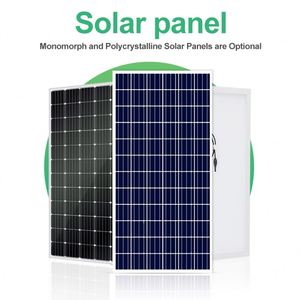 全1千瓦3kw离网太阳能系统套件24v 3kw 5kw 1kw 5kva离网太阳能家用系统成套，带备用电池 - Product Image 2