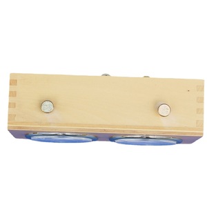 Timer da gioco da competizione portatile retrò meccanico internazionale compatto in legno meccanico conto alla rovescia orologio da scacchi analogico regalo