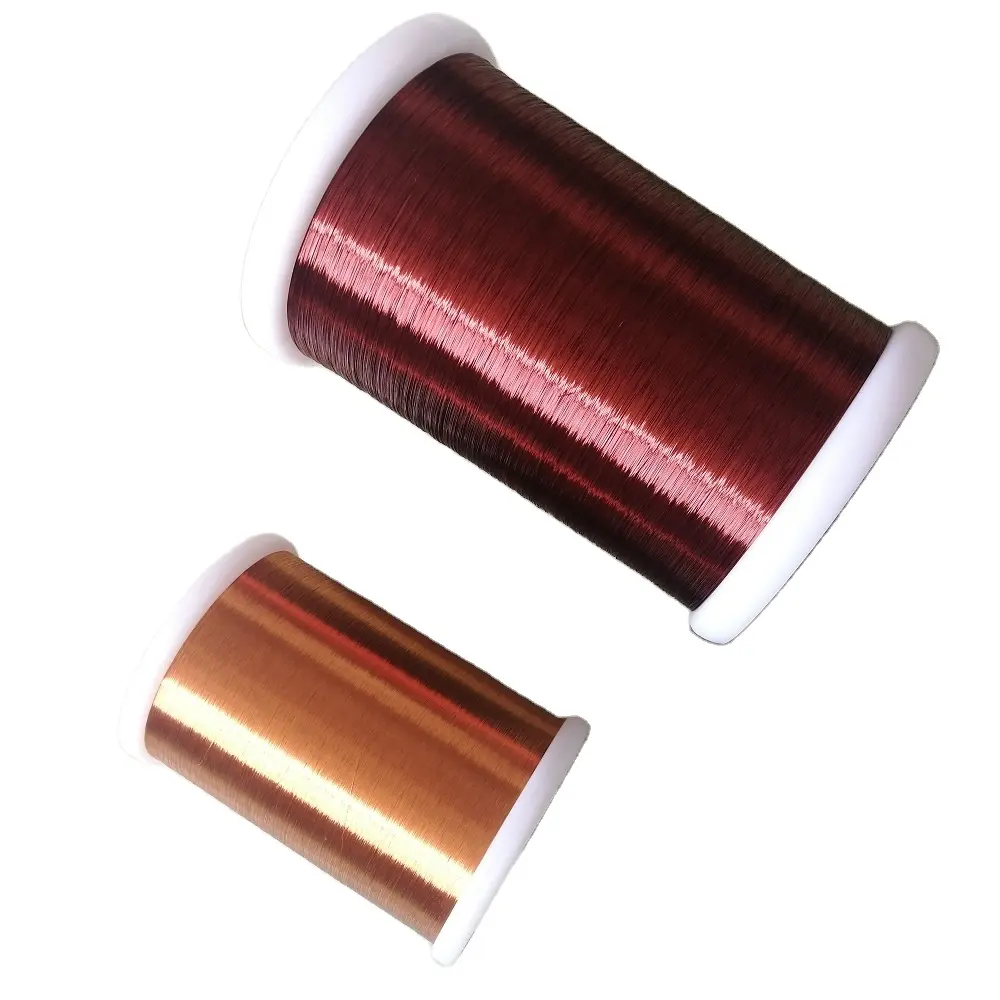 QZY 180 class 1 grade 0.059mm Polyesterimide coated copper wire enameled copper round wire for winding