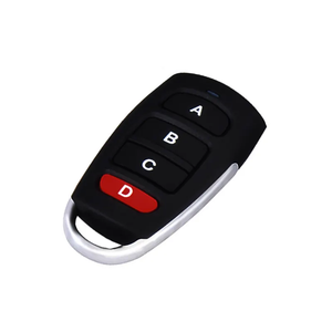 Telecomando universale 4 canali 433 MHz cancello clonazione porta Garage telecomando duplicatore apprendimento codice fisso remoto