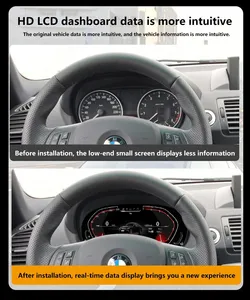 BMW 1 serisi E87 2004-2011 için araba dijital küme Dashboard gösterge paneli kilometre ölçer LCD ekran yakıt kilometre ekran - Product Image 3