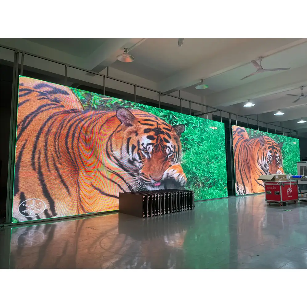 High Definition videos 4k p2.6 p2.9 p3.91 p4.81 500*1000 500*500 Indoor Rental Curved Led Video Wall Stage For Event
