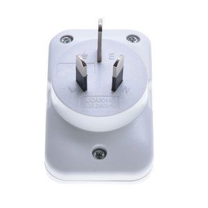 Espana conversión hembra una vuelta dos formas 10A250V hembra convertidor blanco 3 pines cambiar dos Puerto adaptador de enchufe para Australia - Product Image 3
