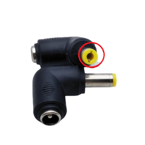 Right Angle <strong>DC</strong> 5.5*<strong>2</strong>.<strong>1mm</strong> Female <strong>Jack</strong> to <strong>DC</strong> 5.5*<strong>2</strong>.5mm Male Plug Adapter - Product Image 2