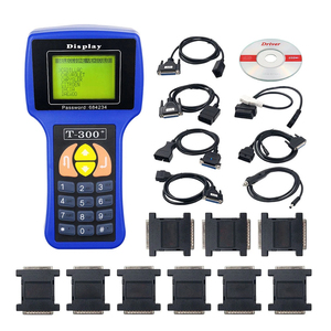 T-300 V 23.98 Profession eller T-Code Auto Key Programmer T300 T-CODE Englisch oder Spanisch Blau Schwarz Autos T-300 Auto Transponder