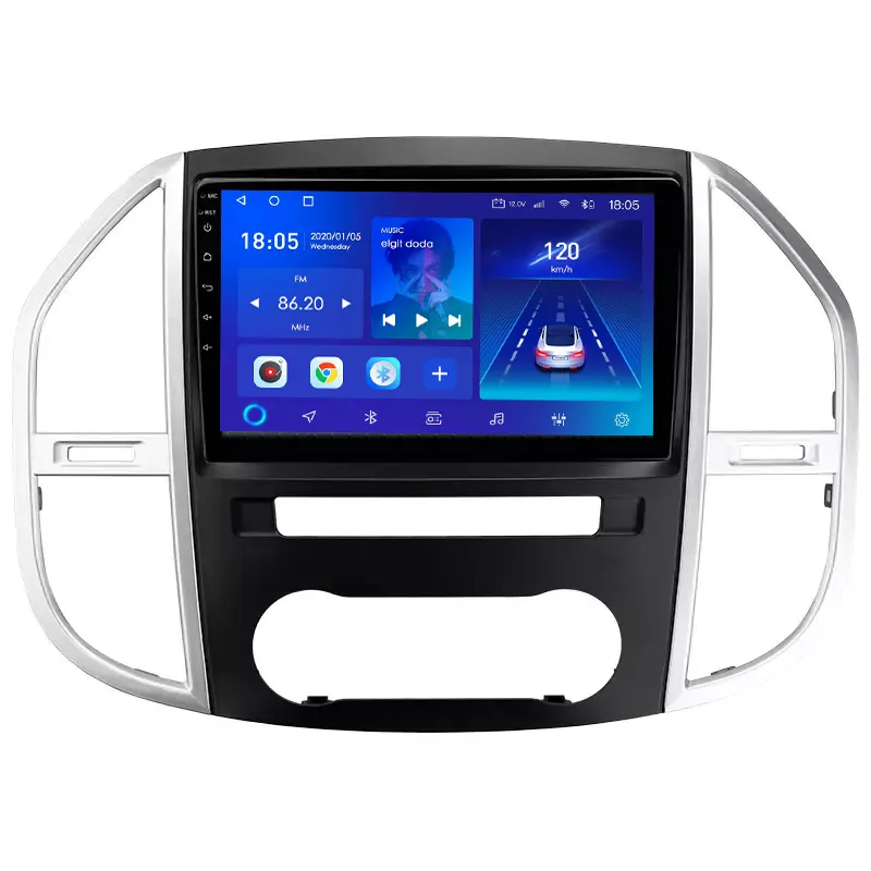 Per Mercedes Benz Vito 3 W447 2014 - 2020 autoradio lettore multimediale navigazione stereo GPS Android No 2din 2 din dvd