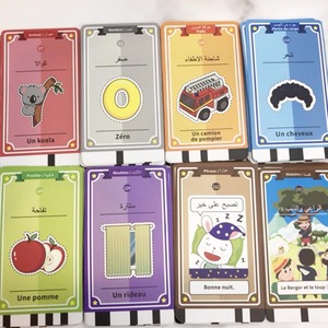 中国定制音乐阿拉伯语Abc字母学习带问题的通话闪存卡 - Product Image 3