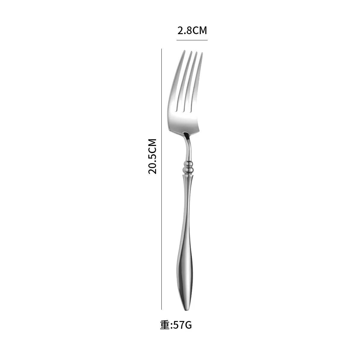 fourchette en argent