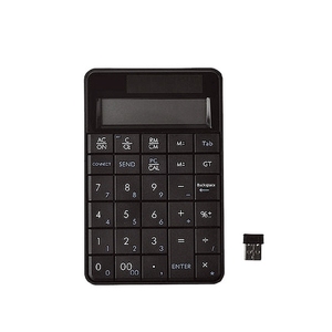 MC-56AG 2 in 1 2.4G USB <strong>Numeric</strong> Wireless <strong>Keyboard</strong> &amp; Calculator with LCD Display(Black) - Product Image 1