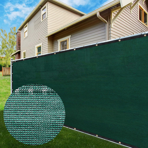 Customized 100% Virgin HDPE + UV <strong>200gsm</strong> <strong>Shade</strong> Cloth Dark Green Privacy Fence Screen <strong>Net</strong> - Product Image 1