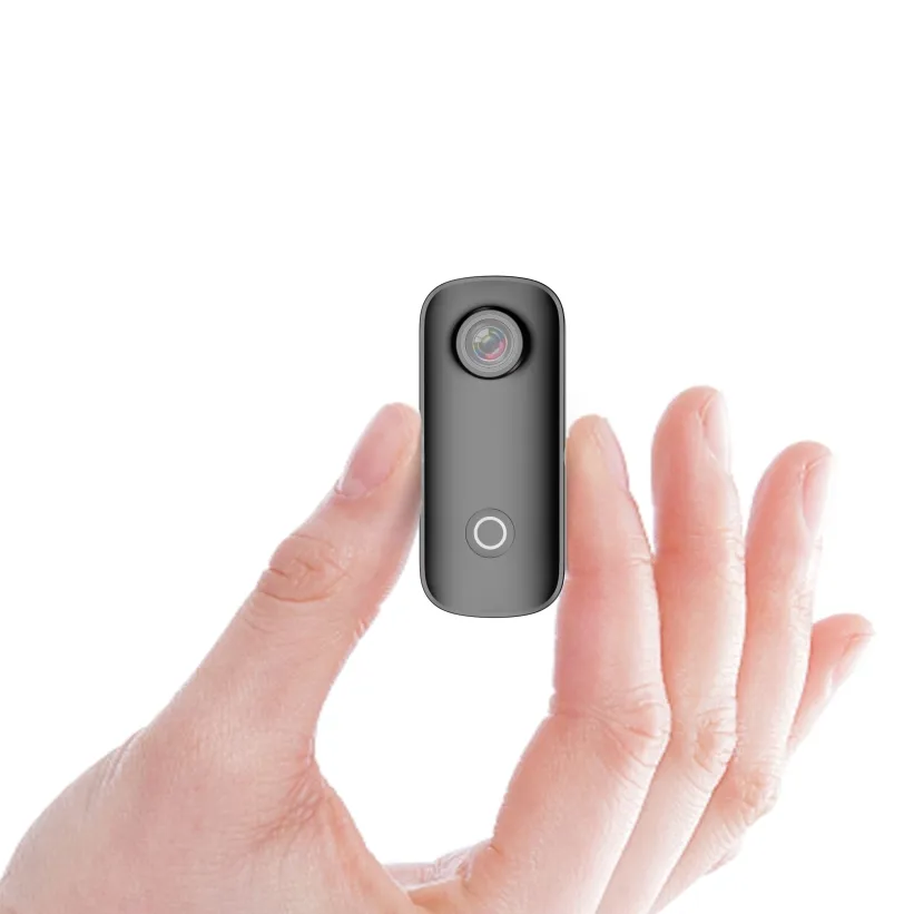 C100 Mini Thumb Camera 1080P 30FPS H.265 12MP 2.4G WiFi 30M custodia impermeabile Action Sport DV videocamera