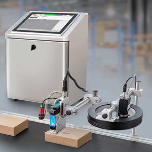 Hoch effizienter T2000V-Thermotintenstrahldrucker DOCOD TIJ Datums chargen codierung Visuelle Inspektions druckmaschine für die Produktions linie - Product Image 3