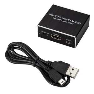 Convertidor de audio estéreo 4 K X 2 K HDMI a HDMI y TOSLINK óptico SPDIF + 3,5mm, adaptador divisor de audio HDMI - Product Image 1
