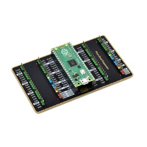 Dual GPIO Expander per Raspberry Pi Pico due set di intestazioni maschili - Product Image 4