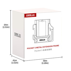 DJI OSMOポケット3用STARTRC多機能延長アダプターマウント、1/4ネジ保護フレーム拡張アダプターブラケット付き - Product Image 5