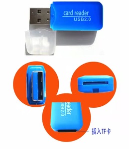 高速迷你Mi t-闪存TF sd卡读卡器TF读卡器带盖适配器存储卡读卡器USB 2.0 - Product Image 4
