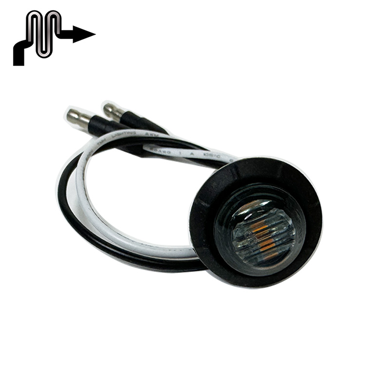 Smoke lens+amber leds