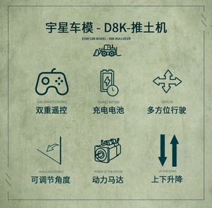 17024机械APP遥控推土机工程车装配积木玩具14年成人 - Product Image 4