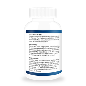 Cao cấp ba sức mạnh Omega 3 dầu cá 1200mg Viên nang Softgel cao EPA DHA hỗ trợ tim não mắt sức khỏe Omega 3 viên nang - Product Image 3