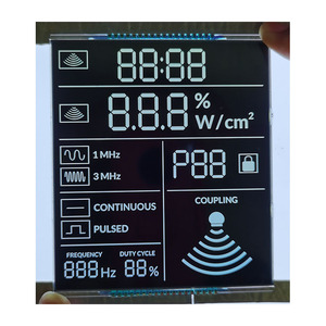 Custom VA In Bianco E Nero Cifre Su Misura Display LCD 7 segmenti di Formato Personalizzato Schermo LCD per farmaci pompa/contatore dell'acqua - Product Image 2