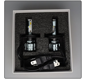 Üç renk 6000k renk sıcaklığı ön aydınlatma ile sınır ötesi yeni R13 araba LED farlar Ultra parlak H4 - Product Image 4