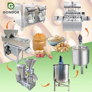 工业黄油加工制造乳木果可可杏仁核桃鹰嘴豆泥商用粉碎机生产线 - Product Image 1