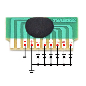 6-Kanal LED Sequential Flash Control IC Chasing/Running Light Integrierte Schaltung Automatische Schleife blinkt