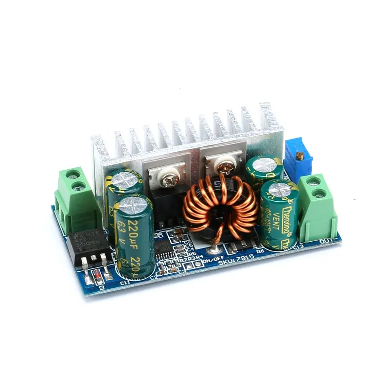 200W 15A DC-DC 8-55V a 1-36V Regolabile Buck Converter Step-Down Il Modulo di Tensione alimentazione 48V a 24V 12V 5V Guscio in Alluminio