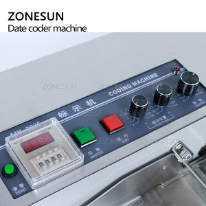 ZONESUN MY-380F Codier maschine Halbautomat ische Festtinten-Datums codierung maschine Automatisch kontinuierliche Datums codierung maschine - Product Image 2
