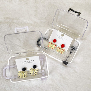 Thực Phẩm Lớp Đám Cưới Ủng Hộ <span class=keywords><strong>Mini</strong></span> Xe Đẩy Trường Hợp Sáng Tạo Nhựa Kẹo Hộp Quà Tặng - Product Image 3