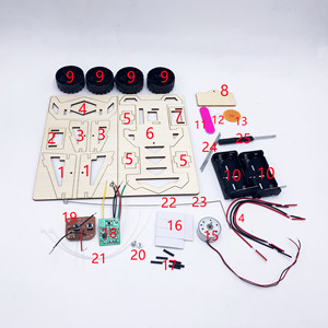 Eğitim bilimi seti DIY STEM oyuncaklar RC kontrolü elektrikli araba yarışı oyuncak bilim - Product Image 6