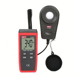 UNI-<strong>T</strong> UT383S Digital Lux Meter 200,000 LUX <strong>High</strong>-Precision Light Meter for Luminance Lux Fc <strong>Testing</strong> with Max/Min Function - Product Image 1