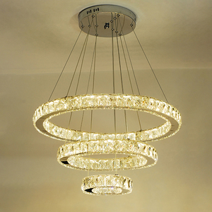 JYLIGHTINGモダンラグジュアリークリスタルシャンデリア<span class=keywords><strong>LED</strong></span>ペンダントライトホテルホールレストランホーム-装飾天井ガラス鉄ボディ