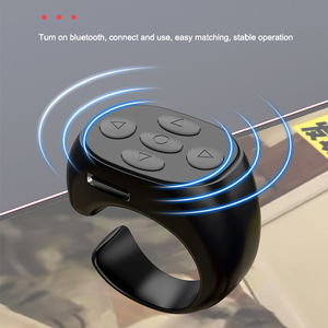 Bluetooth-Telefon Remote Tiktok Scrolling Ring Fernbedienung Page Turner für Kamera Selfie Video Record Music Control Ring - Product Image 5