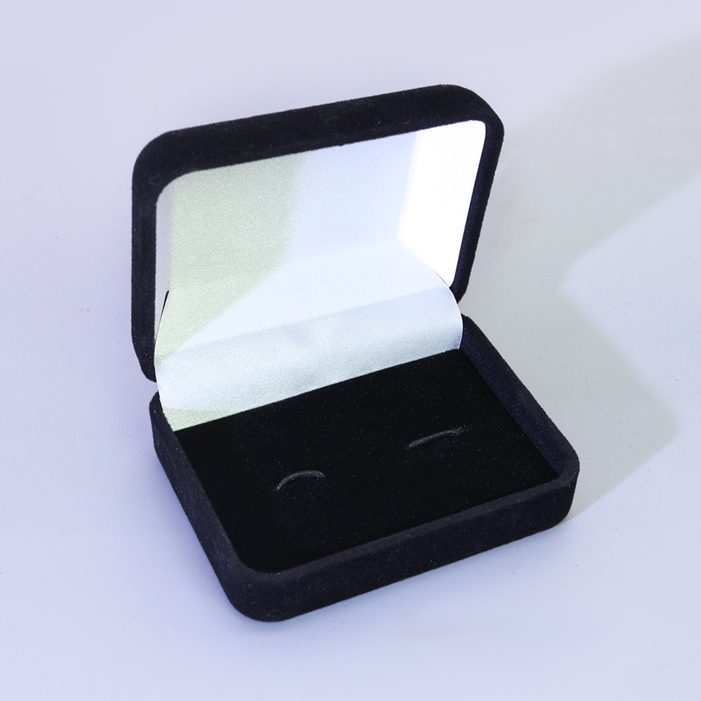 1# 76*60*32mm Velvet Cufflink Box