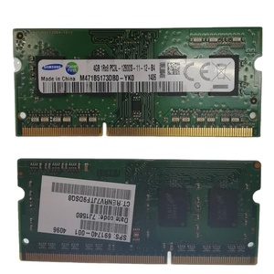 Original,M471B5173Db0-Yk0 4GB <strong>PC3</strong>-<strong>12800</strong> <strong>DDR3</strong> 1600MHz Non-ECC Unbuffered Ddr3l- Sodimm Memory - Product Image 2