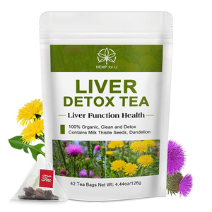 Teh detoks hati 42 hari alami dan organik 100% teh campuran <span class=keywords><strong>Herbal</strong></span> kekebalan tubuh meningkatkan - Product Image 1