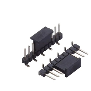 Soulin Single Row Single Plastic <strong>SMT</strong> Pin <strong>Header</strong> 1.27mm Pitch Height 1.0 1.5mm Positions 2-50pin Male Pin <strong>Header</strong> Connectors - Product Image 1